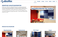 Skärmklipp av Absoflex.se